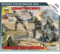 Zvezda GERMAN PARATROOPERS WWII KIT 1:72
