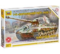 Zvezda King Tiger 500785023 500785023-1:72 - Kit di montaggio in plastica per pr