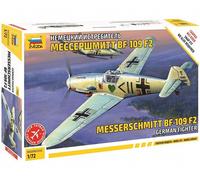 Zvezda Messerschmitt Bf-109 F2 German Fighter 1:72 7302 modellismo