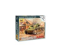 Zvezda- German Flamethrower Tank Modellino Carro Armato, Scala 1:100, Multicolore, Z6162