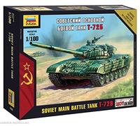 Zvezda - Modellino Carro Armato Hot War: T-72 Scala 1:100