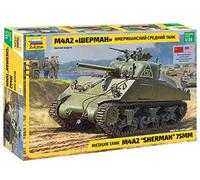 ZVEZDA 1/35 MEDIUM TANK M4A2 SHERMAN 75MM