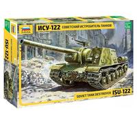 Zvezda - Modellino di carro armato ISU - 122 (RR), scala 1:35
