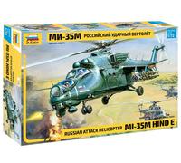 Zvezda- Scala 1:72 Elicottero Mil Mi-35 Model Kit, Multicolore, Z7276