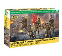 Zvezda SOVIET INFANTRY BRLIN 1945 KIT 1:35
