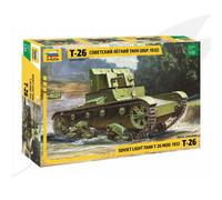 ZVEZDA SOVIET TANK T-26 KIT 1:35 - Z3542