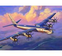 Tu-95 Soviet Turboprop Strategic Bomber 1:144 Plastic Model Kit ZVEZDA