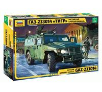 Zvezda- VEHICULE Blinde GAZ Tiger, Z3668, non insegnato