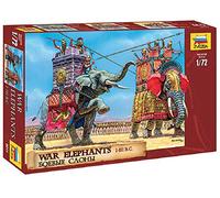 War Elephants I-III B.C. Figure Plastic Kit 1:72 Model ZVEZDA