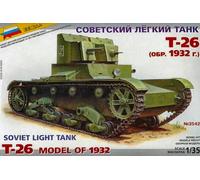 ZVEZDA Z3542 SOVIET TANK T-26 KIT 1:35 Modellino