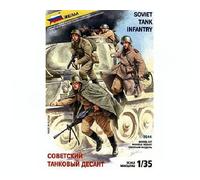 Zvezda Z3544 SOVIET TANK CREW KIT 1:35 Modellino