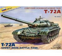 Zvezda Z3552 T 72 BATTLE TANK KIT 1:35 Modellino