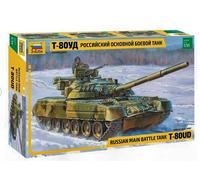 ZVEZDA Z3591 RUSS.MAIN BATTLE TANK T-80UD KIT 1:35 Modellino