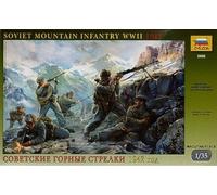 Zvezda Z3606 SOVIET MOUNTAIN INFANTRY KIT 1:35 Modellino