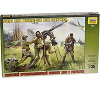 Zvezda - Z3609 - Esempio - Mitragliatrice DShK e Servi - Scala 1:35
