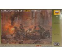 ZVEZDA Z3610 GERMAN ANTI TANK GUN PAK KIT 1:72 Modellino