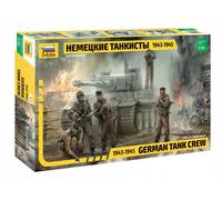 ZVEZDA Z3614 GERMAN TANK CREW WWII LATE KIT 1:35 Modellino