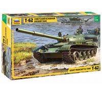ZVEZDA Z3622 T-62 SOVIET MAIN BATTLE TANK KIT 1:35 Modellino