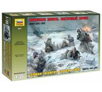ZVEZDA Z3627 GERMAN INFANTRY WINTER 1941-42 KIT 1:35 Modellino