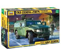 Zvezda Z3668 RUSSIAN ARMORED VEHICLE GAZ TIGER KIT 1:35 Modellino
