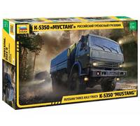 ZVEZDA Z3697 KAMAZ TRUCK 3-AXLE KIT 1:35 Modellino