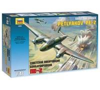 Zvezda Z4809 PETLYAKOV PE-2 KIT 1:48 Modellino