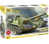 Zvezda Z5044 Sovietico Tank Destroyer SU-100 Modello Kit