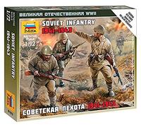 Zvezda - Z6103 - Esempio - Fanteria sovietica 1941 - Scala 1:72