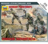 Zvezda Z6136 GERMAN PARATROOPERS WWII KIT 1:72 Modellino