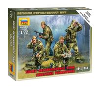 ZVEZDA Z6137 SOVIET RECONNAISSANCE TEAM 1941-43 KIT 1:72 Modellino