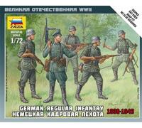 Zvezda Z6178 GERMAN REGULAR INFANTRY 1939/43 KIT 1:72 Modellino