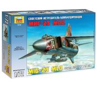 ZVEZDA Z7218 MIG 23 MDL SOVIET FIGHTER KIT Modellino