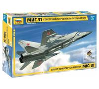 Zvezda Z7229 - Modellino Aereo Mig-31 Fighter Interceptor Scala 1:72
