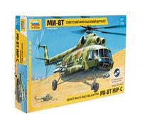 1:72 Zvezda Mil Mi-8t Soviet Helicopter Kit Z7230 Modellino