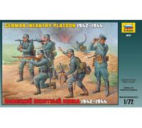 Zvezda Z8078 GERMAN INFANTRY WWII KIT 1:72 Modellino