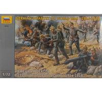 Zvezda Z8083 GERMAN INFANTRY WWI KIT 1:72 Modellino