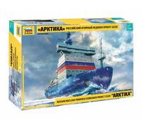 ZVEZDA Z9044 ARKTIKA RUSSIAN NUCLEAR ICEBREAKER KIT 1:350 Modellino
