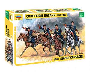 Zvezda ZS3579 Modellino Veicolo da Guerra In Plastica da Montare, Soviet Cossacks, Scala 1:35