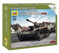Zvezda ZS6239 Carro Armato 1:100 Su-76 M Russo Self Propelled Gun