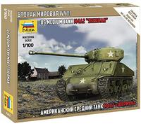 Zvezda ZS6263 Carro Armato US Medium Tank M4A2 "Sherman", 1/100 Scale