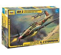 IL-2 Stormovik Soviet Armored Attack Aircraft 1:72 Plastic Model Kit 7279 ZVEZDA