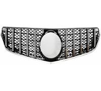 ZVFZGFGR - Auto griglia Anteriore Nero Lucido Anteriore Rene Doppia griglia a lamelle Accessori griglia radiatore Auto Adatto per Benz W207 C207 A207 E Coupe E200 E260 E320 E350 E400 E500 2009-2016