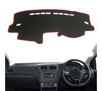 ZVFZGFGR Copertura Protettiva per cruscotto Auto, Evita la Luce, Tappetino per cruscotto Auto, Anti-UV Adatto per VW Adatto per Polo 6R 6C 2009~2017 2016 5MK