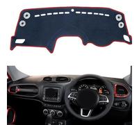 ZVFZGFGR Copertura Protettiva per cruscotto Auto, Evita la Luce, Tappetino per cruscotto Auto, Anti-UV Adatto per Jeep Renegade 2014~2019 BU Trailhawk 2015 2016 2017 2018