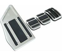 ZVFZGFGR Copri Pedali Freno Frizione Auto, Pedali Freno Gas, poggiapiedi per Peugeot 3008 5008/GT 2017 2018 2019