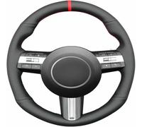 ZVFZGFGR - Coprivolante per Auto con Cuciture, per Hyundai Tucson 2023 2024 2025 Protezione per Impugnatura del Volante in Pelle Nera con Cuciture