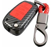 ZVFZGFGR Custodia per Auto, gusci per Chiavi, coperture protettive, Cover in Silicone, Portachiavi con Telecomando per Audi Sline A3 A5 Q3 A6 C5 C6 A4 B6 B7 B8 TT 80 S6