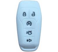 ZVFZGFGR Custodia per Auto, gusci per Chiavi, coperture protettive, Cover in Silicone, Portachiavi con Telecomando per Ford Fusion per Mustang 150 Explorer Mondeo Edge 2015 2016 2017 2018