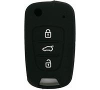 ZVFZGFGR Custodia per Chiave Auto per Hyundai i20 i30 Accent Verna Solaris Elantra per KIA K2 K5 Picanto Rio Rondo Seed Soul Sportage 3 Button Custodia Morbida Protettiva in Silicone per Telecomando
