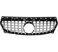 ZVFZGFGR Griglia Anteriore per Auto Nero Lucido Griglia Anteriore a Doppio Rene Accessori per Auto Griglia del radiatore per Mercedes per C117 W117 Benz 2013-2019